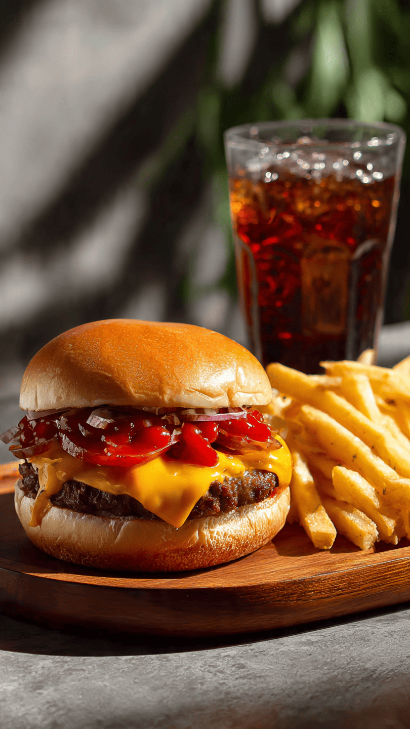 Cheeseburger Sandwich